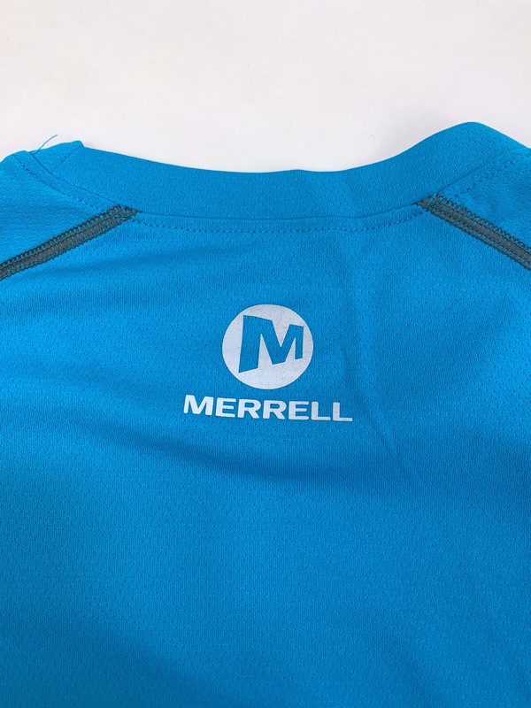 Merrell Men’s Blue Select Wick Short Sleeve Athletic Performance Shirt Sz M gallery