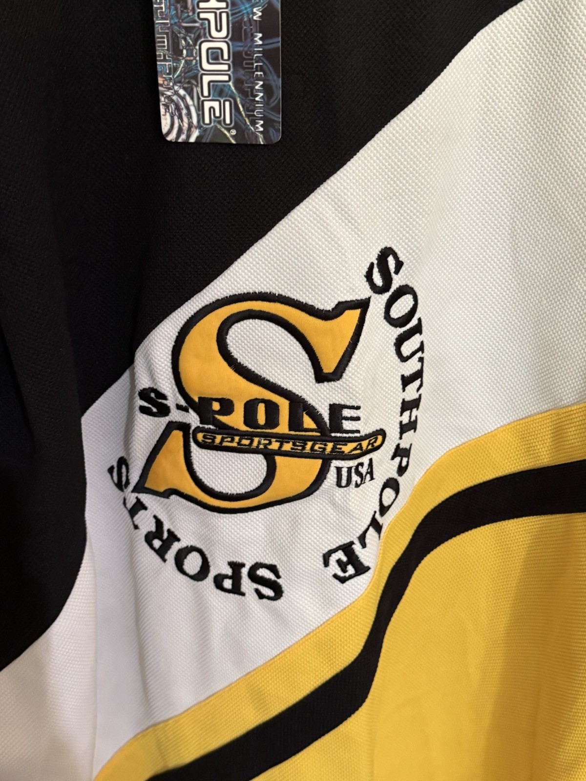 Vintage South Pole Jersey Sports Gear Men XL Collared Deadstock NWT gallery