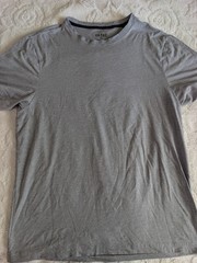 Rhone Atmosphere Heather Gray Performance Stretch Running Gym T-Shirt Mens L