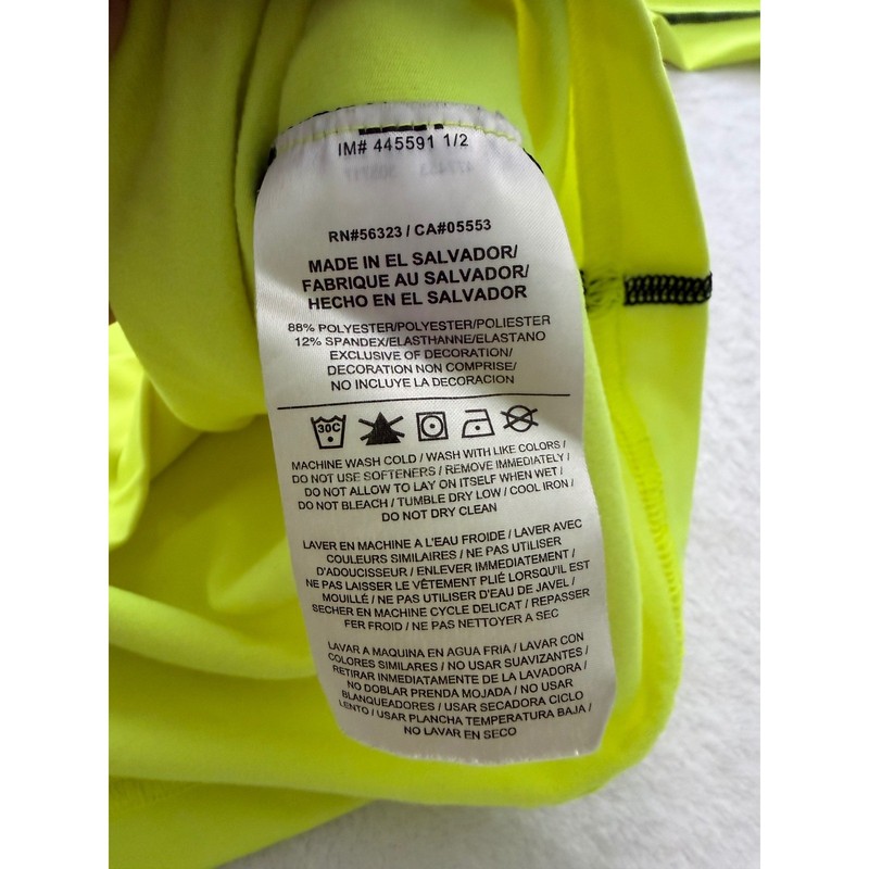Nike Pro Combat Hyperwarm Mens XL Volt Neon Yellow Long Sleeve DriFIT Top 547809 gallery