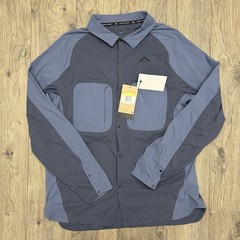 Nike Trail Shirt Jacket Size Small Mens Blue Dri Fit ADV UV Running Packable