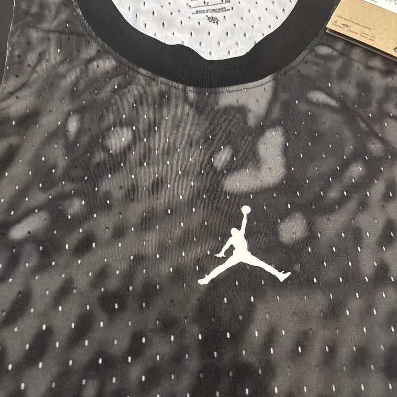 Nike Jordan Small Sport Dri-FIT Mesh Jersey Jumpman Black FN5854-010 NWT $55 gallery