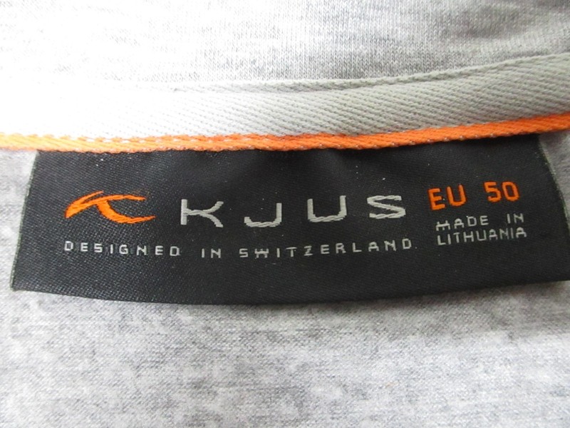 KJUS Trace Halfzip Pullover Mens Small Gray Zip Long Sleeve Golf Skiing gallery