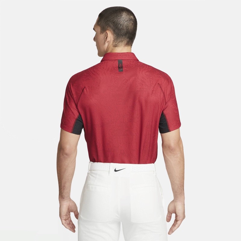 Nike Tiger Woods ADV First Win Anniversary Polo DH0711 687 Sunday Red Black XL gallery