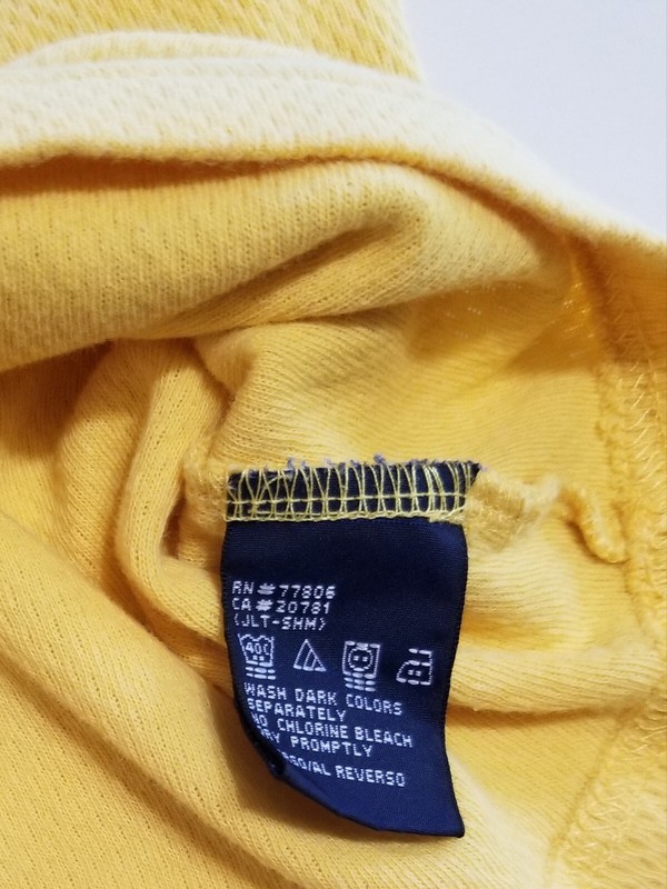 Tommy JEANS Hilfiger Yellow Flag Logo S/S Shirt Top Men's Sz M gallery