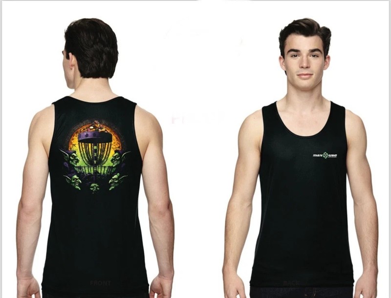 Halloween fall Goblin Gathering Disc Golf Tank Top Shirt breathable and comfy gallery