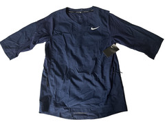 Nike Team Pullover Shirt Men’s: S Baseball Lightweight Short Sleeve 897383-419