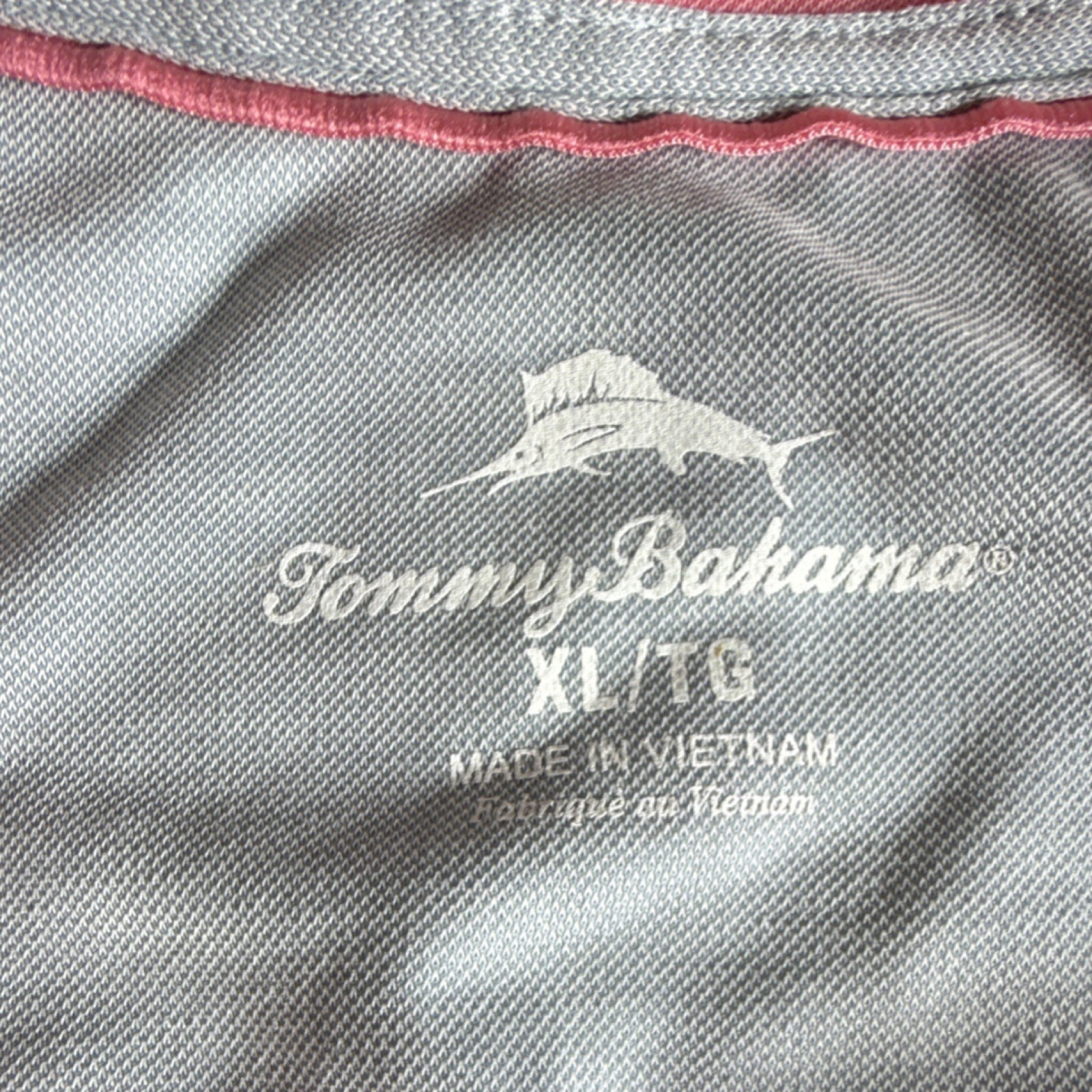 Tommy Bahama Pink 1/4 Zip Mock Neck Pullover XL TENCEL Lyocell Polyester gallery