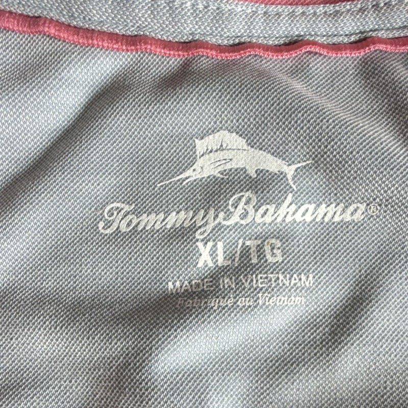 Tommy Bahama Pink 1/4 Zip Mock Neck Pullover XL TENCEL Lyocell Polyester gallery