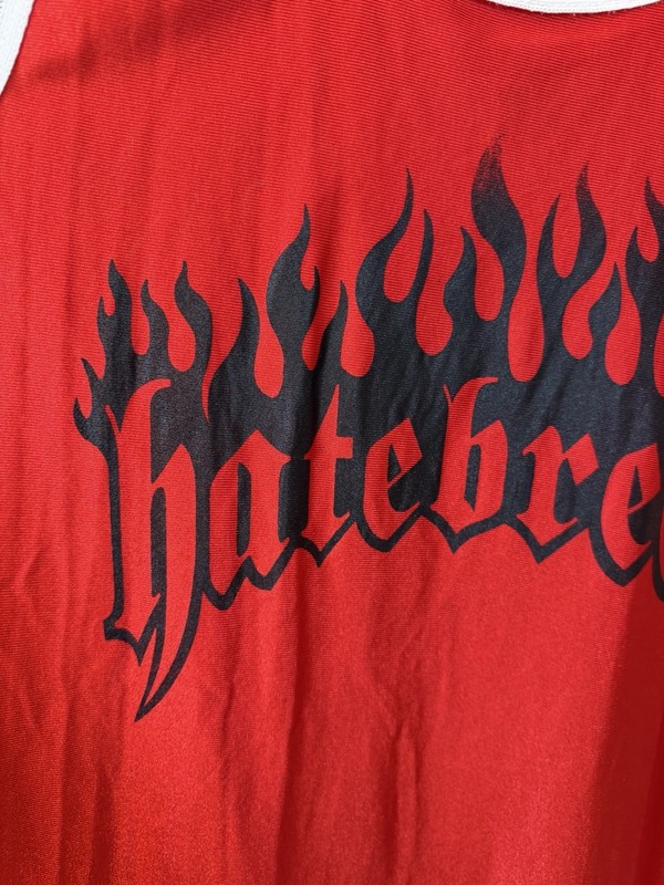 Vintage Hatebreed Basketball Jersey XXL Hardcore 90s Red 46-48 gallery