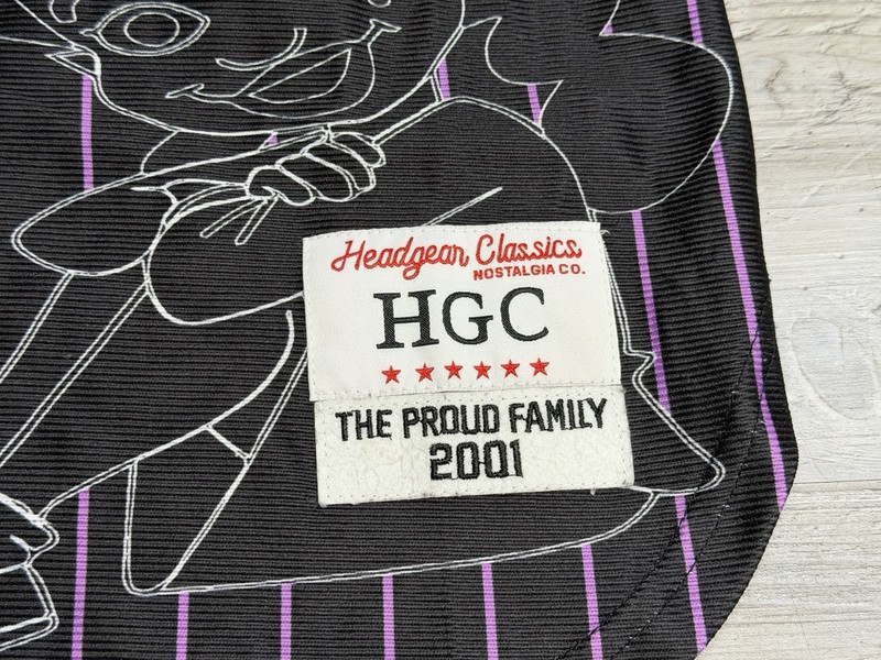 Headgear Classics Disney The Proud Family Patched Baseball Jersey Sz S Penny #1 gallery