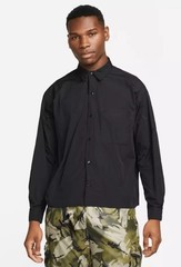 Nike Sportswear Tech Pack Men’s Button Up Long Sleeve Top Shirt DX0205-010 L