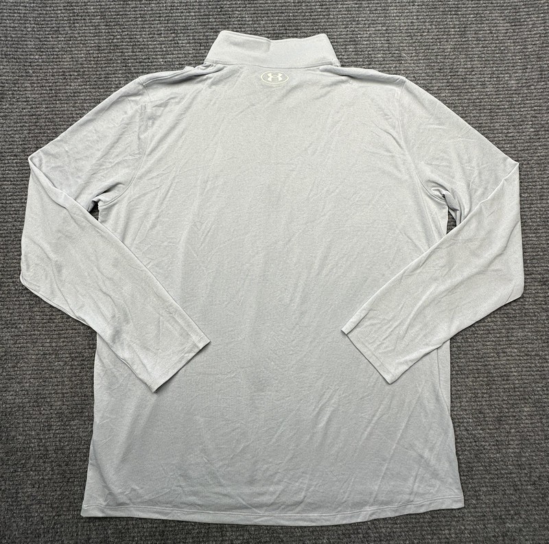 Under Armour Pullover Mens 2XL Gray CoolSwitch 1/4 Zip Football Shirt Top gallery