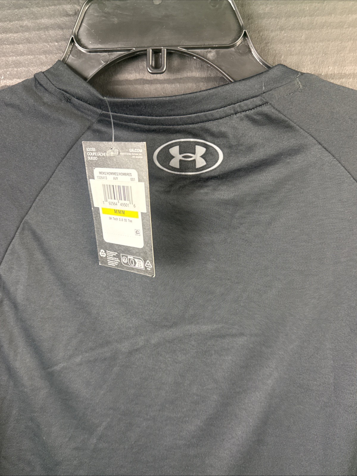 Under Armour Men's Active Tech 2.0 Short Sleeve Tee Size M Black gallery