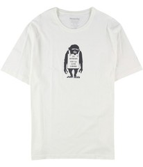 Elevenparis Mens Do Nothing You’ll Live Longer Graphic T-Shirt, offwhite, XL