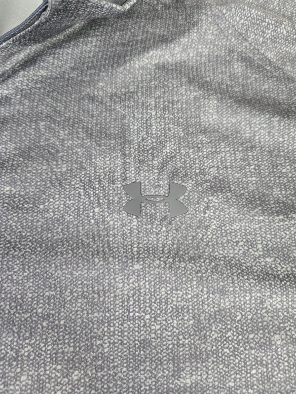 Under Armour Pullover Mens 2XL Gray Quarter Zip Loose Athletic Training Shirt gallery