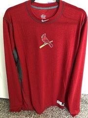 NIKE PRO Mens Extra Large Red/Gray MLB Baseball St. Louis Cardinals Authentic