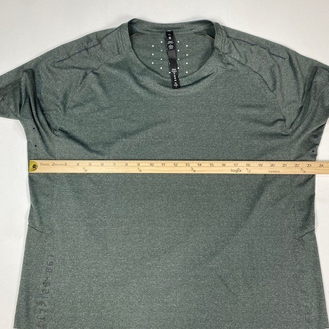 Lululemon Metal Vent Tech 2.0 Short Sleeve Shirt XXL Dark Forest Green Heather gallery