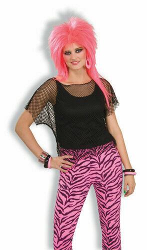 New Black Mesh Top 80's Adult Unisex Heavy Metal Punk Rock markystore gallery