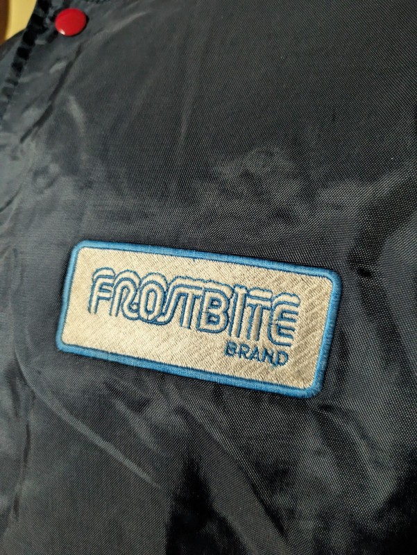 VTG FROSTBITE Brands Button Up Jacket XL Butwin Toledo OH Frozen Food Ice Cream gallery