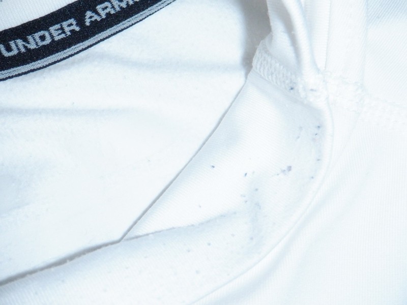 Men's UNDER ARMOUR COLD GEAR COMRESSION Sz XXL White Mock Neck LS Shirt gallery