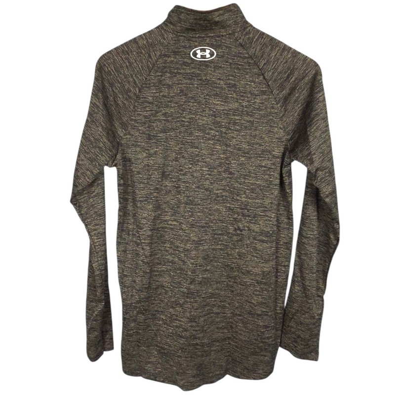 Under Armour Tech 2.0 1/2 Zip Pullover Mens Small Olive Green Black Shirt NWT gallery