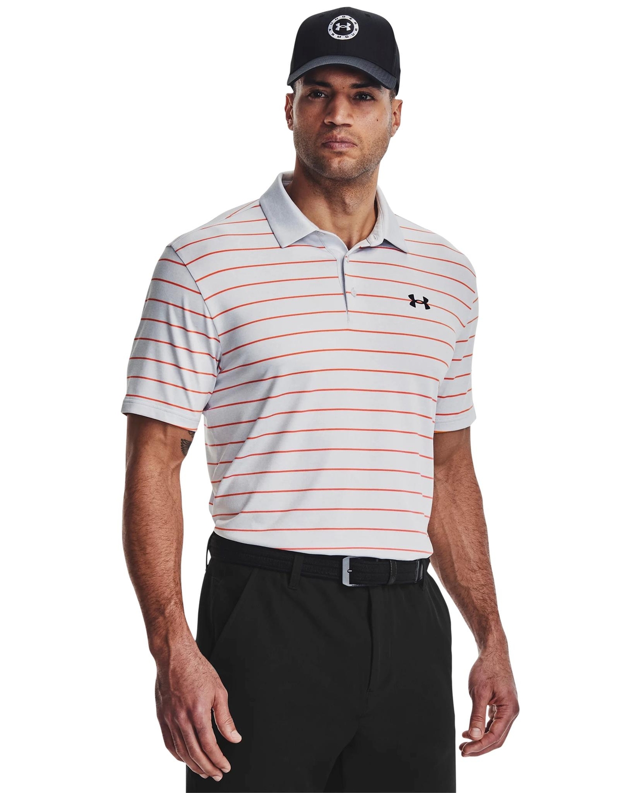 [1378676-014] MENS UNDER ARMOUR PLAYOFF 3.0 STRIPE POLO gallery