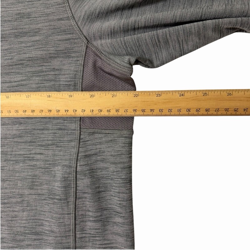 NIKE Running Large Gray 1/4 Zip Pullover Long Sleeve Quick Dry Logo Thumb Holes gallery