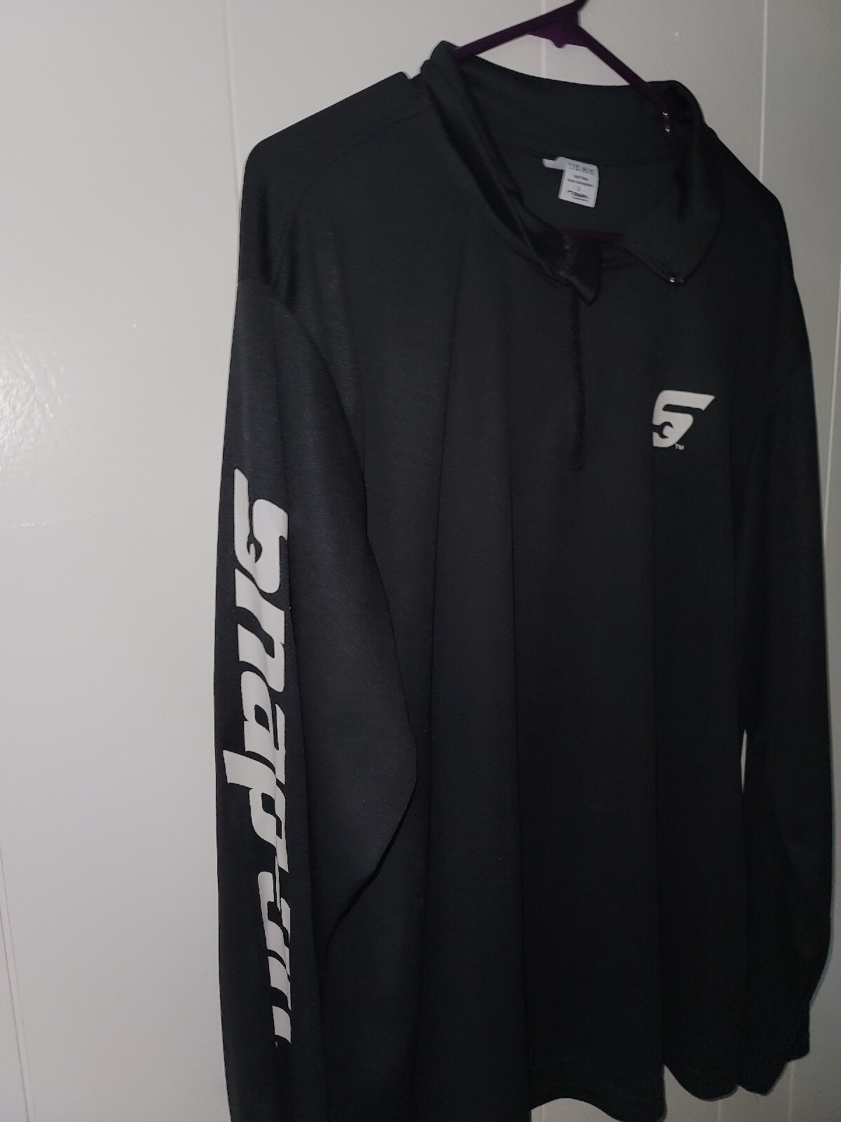Snap-On Tools Shirt Pullover Lightweight 1/4 Zip Long Sleeve Mens Large gallery