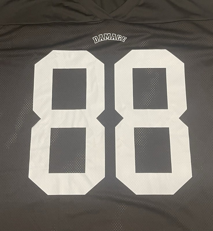 SHEIN Women’s Curve Plus Size 3XL #88 Football Jersey - Black And Gray gallery
