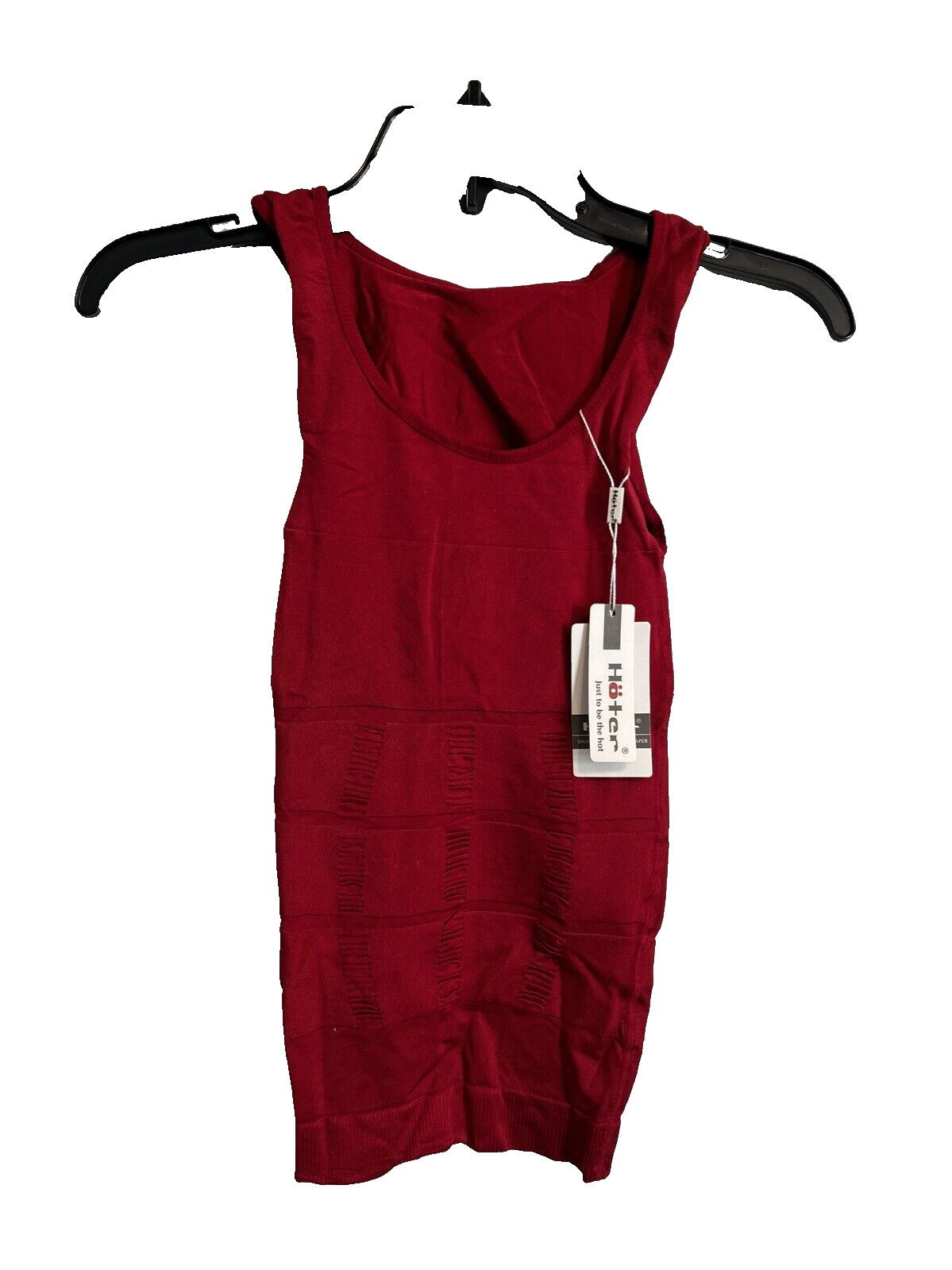 Hoter Men's Body Shape Vest, Red, Small gallery