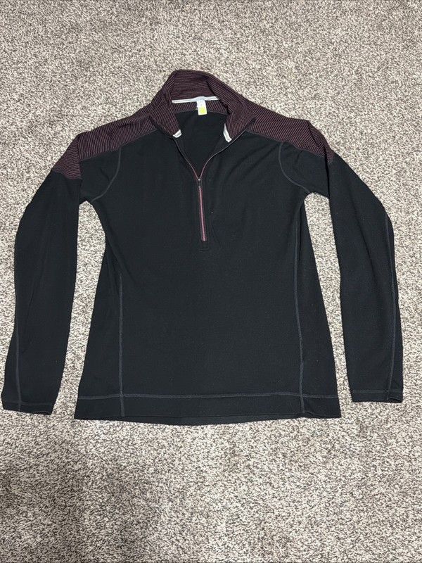 Smartwool Wool Baselayer Shirt Large Men’s Intraknit 200 Merino Blend 1/4 Zip gallery