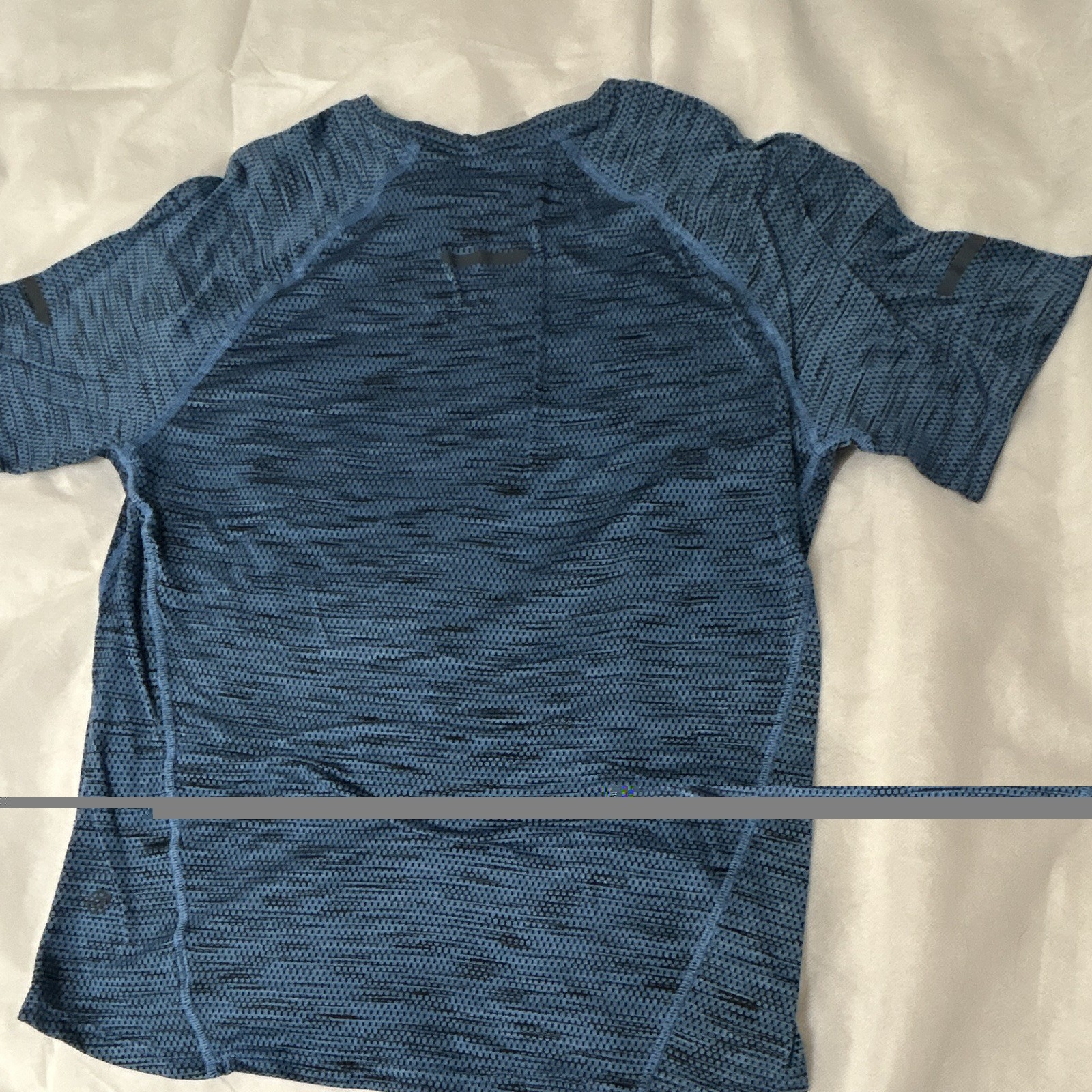 Champion Running Men’s Breathable Heathered Logo Crew Neck Tee Blue L gallery