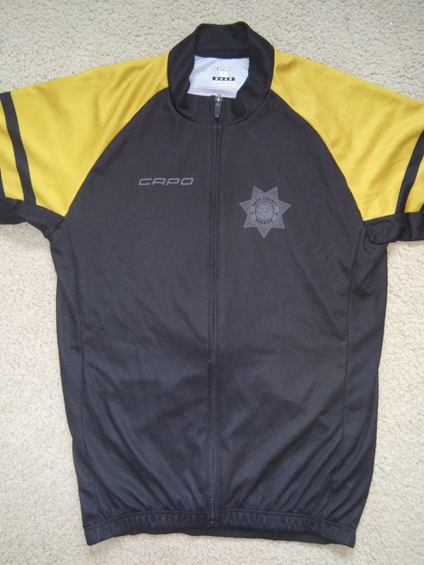 Napa County Sheriff Star Police Badge Mountain Biking Cycling Jersey Made Italy gallery