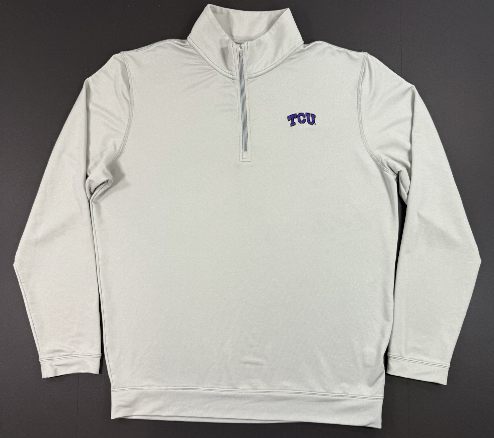 Onward Reserve Mens 1/4 Zip Performance Pullover Size Large TCU Golf Athleisure gallery