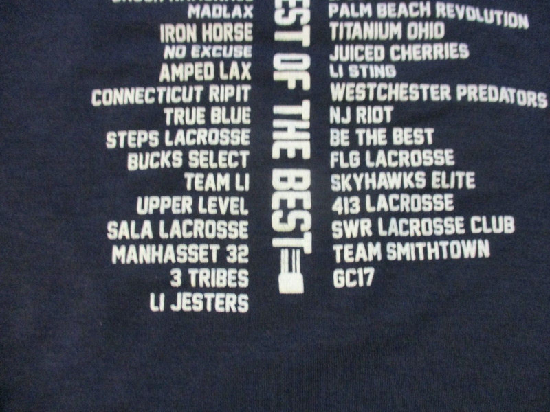 BEST OF THE BEST USA LACROSSE NATIONAL 175 ATHLETIC SHIRT XL NEW NWOT USA FLAG gallery