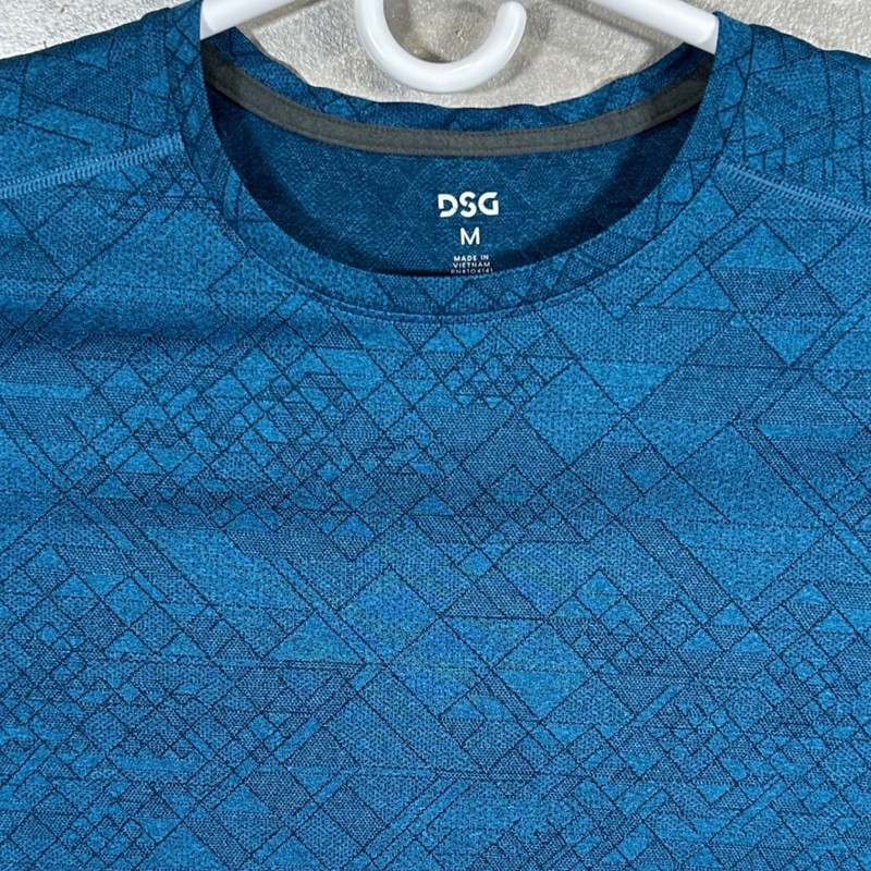 DSG Mens Activewear T-Shirt Bundle 3 Pack Blue Red Grey Medium Performance Tee gallery