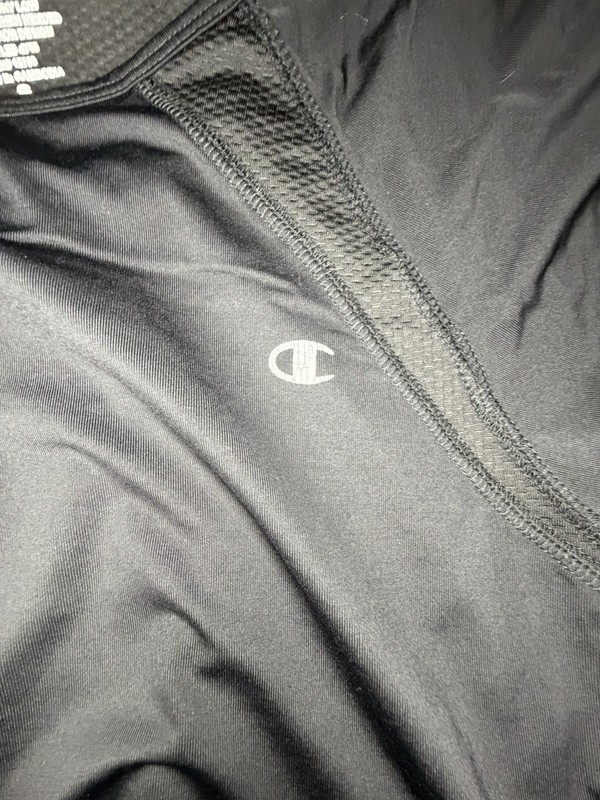 Champion Black Long Sleeve Lightweight Breathable T-Shirt Size S gallery