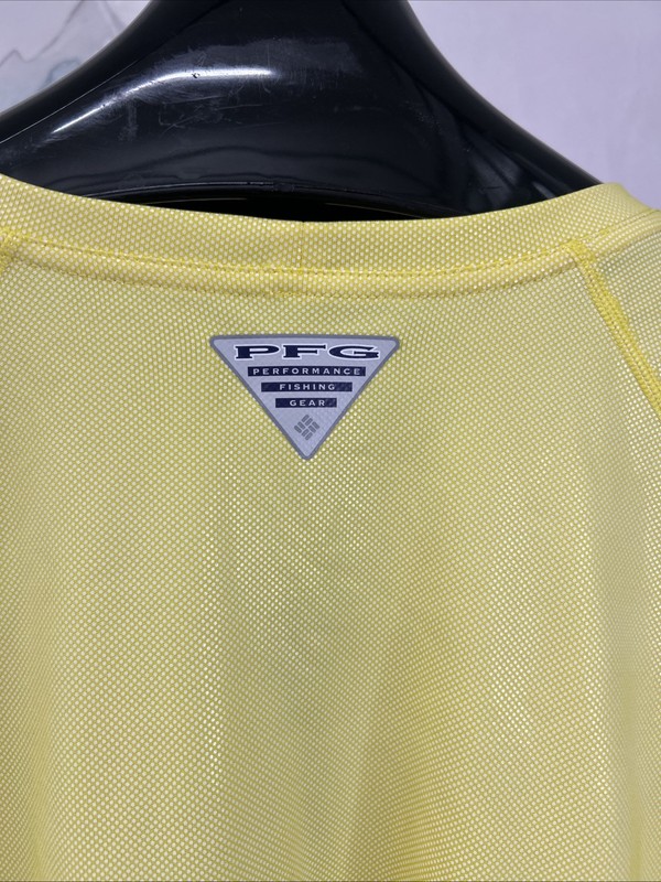 Columbia PFG Men’s Size XL Terminal Tackle Long Sleeve Shirt Yellow gallery