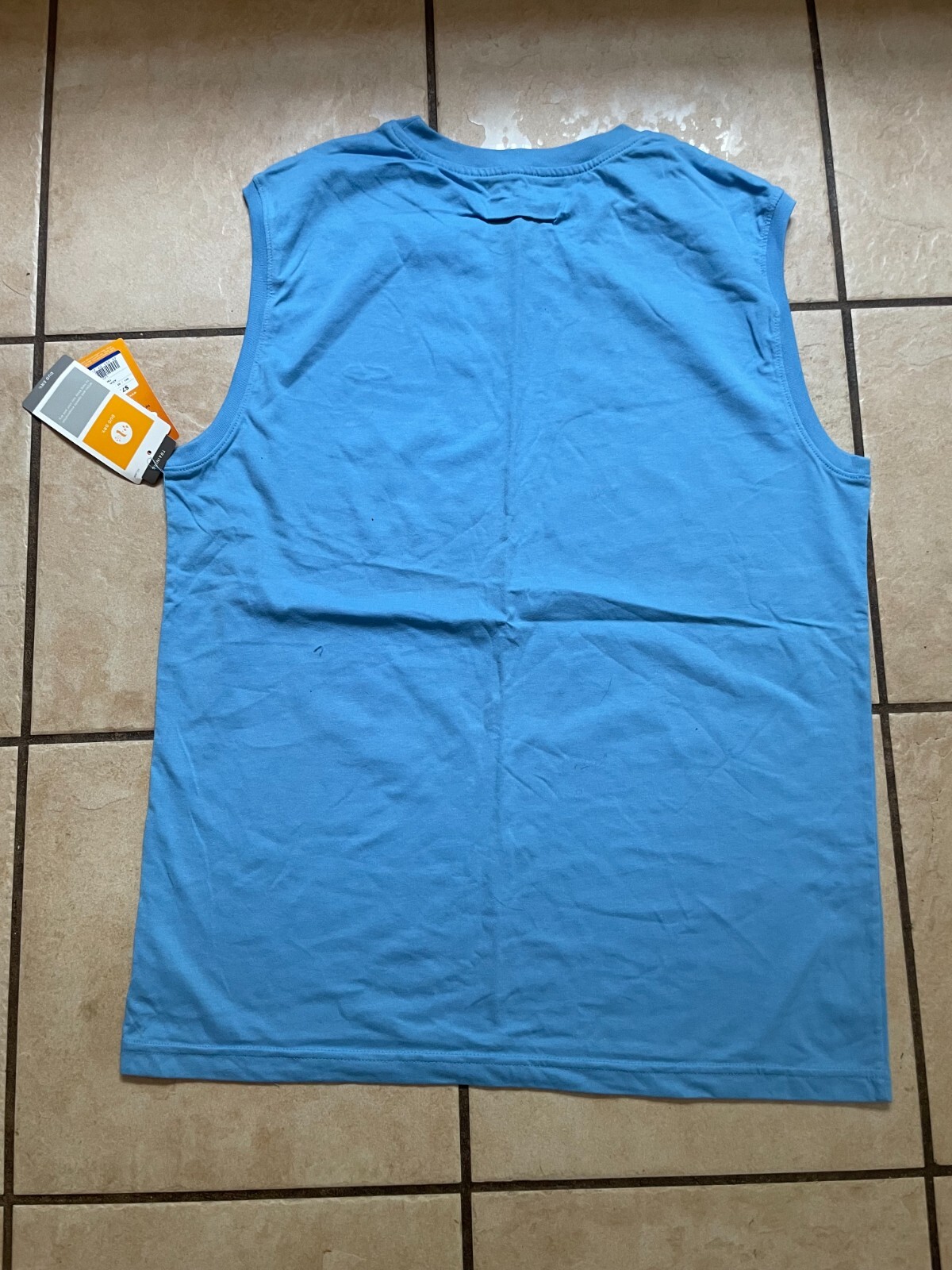 New Old Stock C9 Champion Men's Duo Dry Sleeveless Blue Training Shirt M gallery