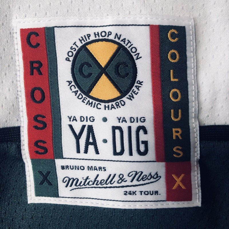 Mitchell & Ness Cross Colours Bruno Mars Hockey Jersey Mens Small Green 24K CXC gallery