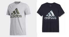 adidas Men’s Badge of Sport Camo Tee Short Sleeve T-Shirt M, XL
