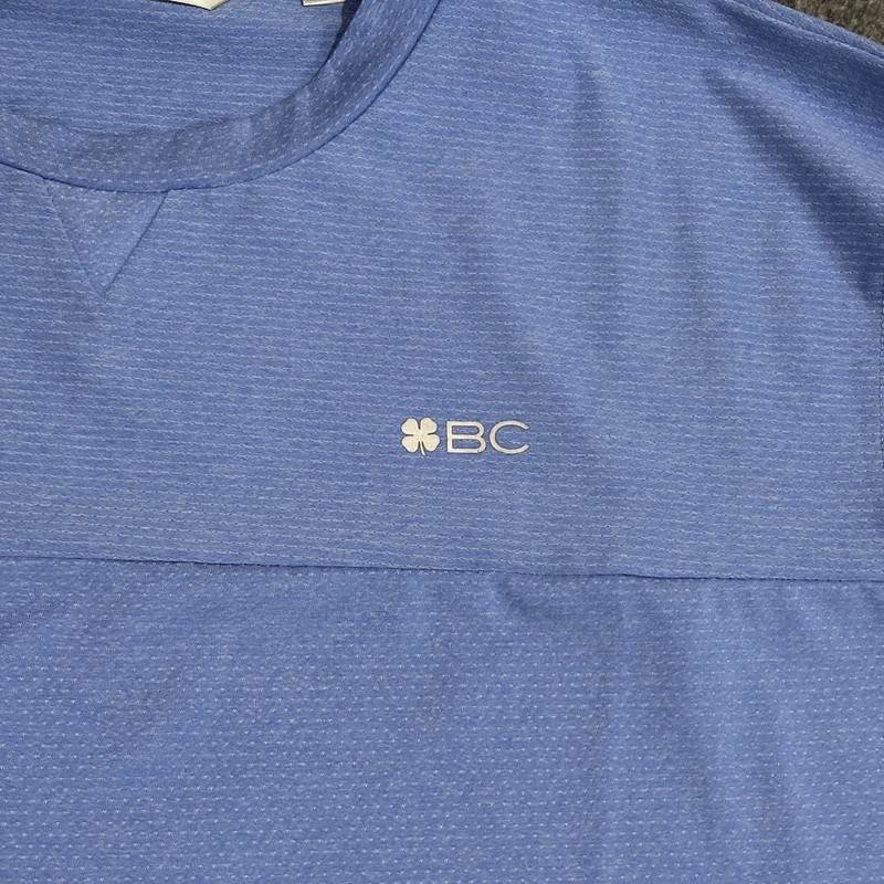 Black Clover Murray Shirt Men's XL Long Sleeve Performance Blue Logo gallery