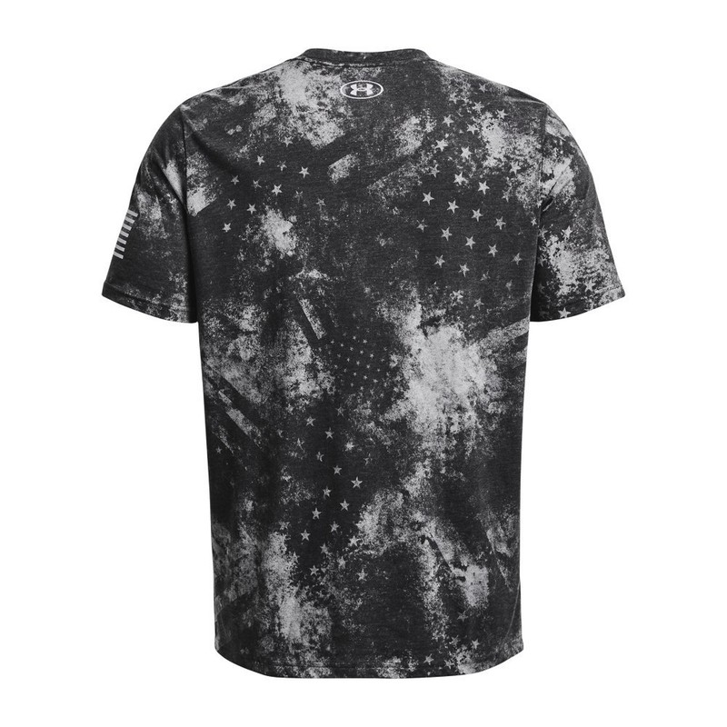Under Armour 1373893 Men's UA Freedom Amp T-Shirt, Gray, Small gallery