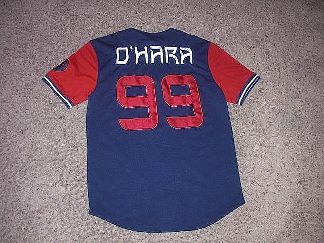 SPIDERMAN Across the Universe Nueva NY MIGUEL O'HARA sewn BASEBALL JERSEY mens S gallery