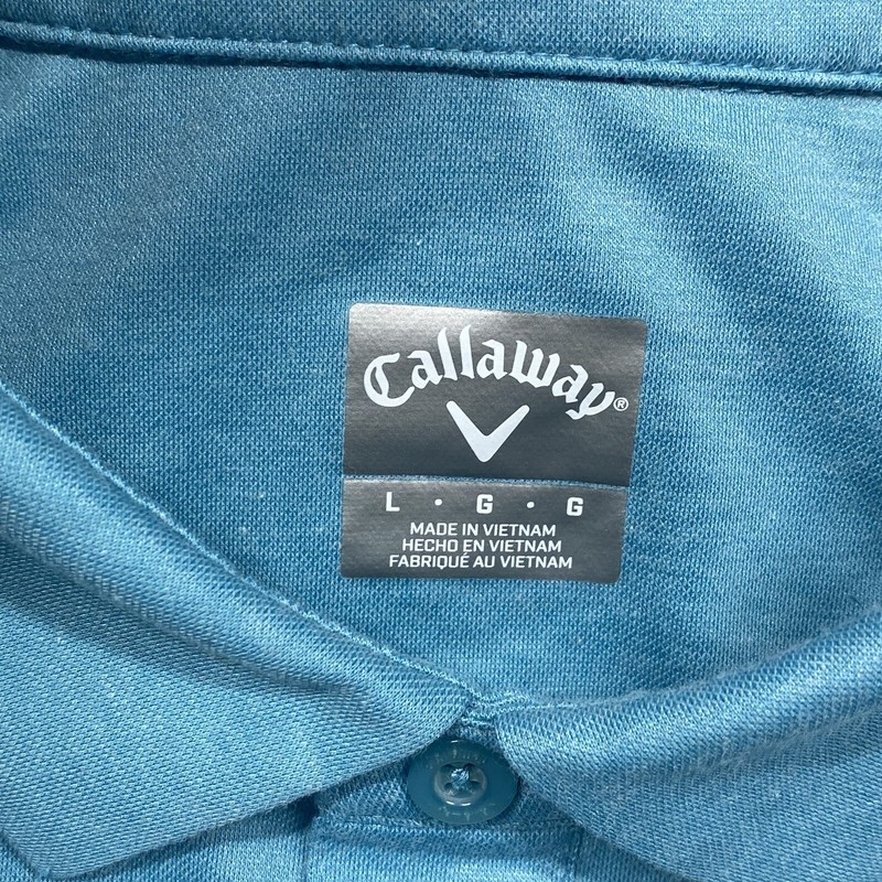 Callaway Polo Shirt Mens Large Blue Short Sleeve Golf gallery