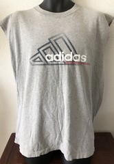 90’s VTG.Adidas 3 Stripe Sleeveless Athletic Body Building GYM Muscle mens 2XL