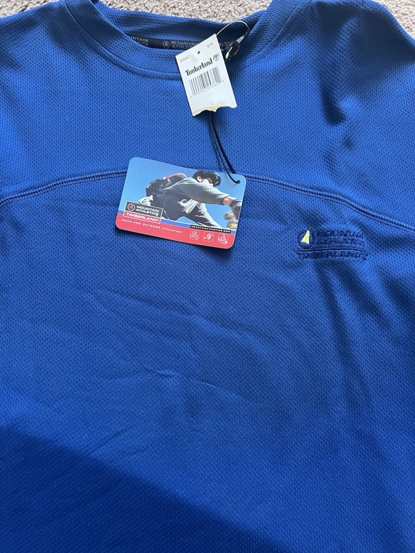 Timberland Mountain Athletics Size Large Long Sleeve Shirt Size Large Blue gallery