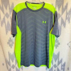 Lot 2 Under Armour Men’s L HeatGear Fitted Athletic Shirts NFL Combine