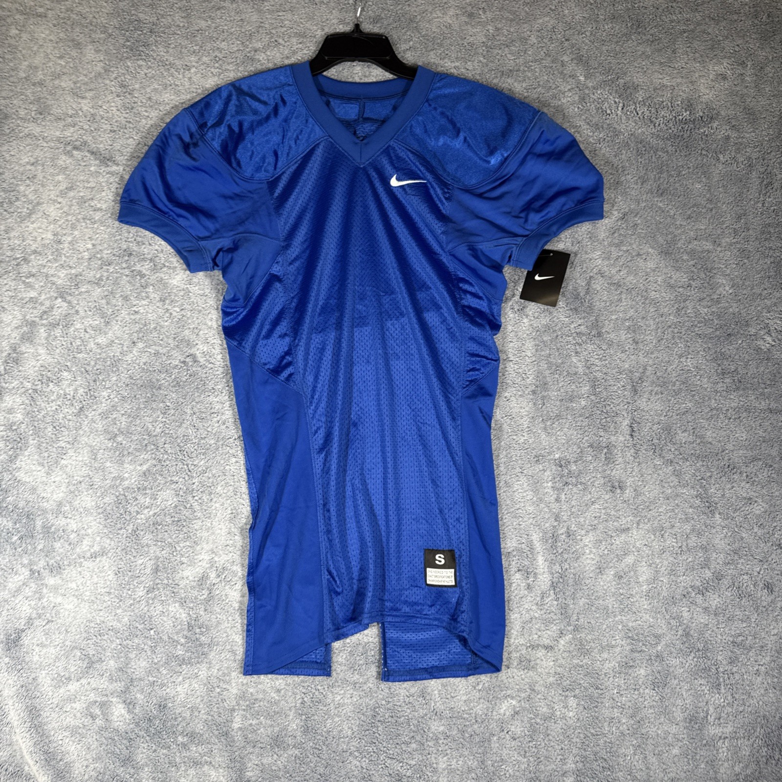 Nike Defender Football Practice Jersey Men’s Small Blue Blank New NWT gallery